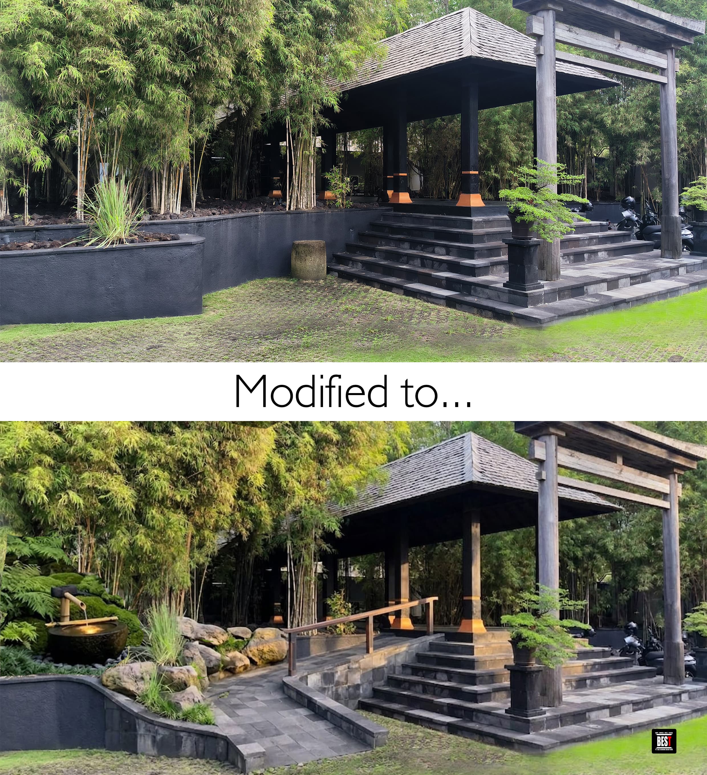 The Istana Uluwatu, Landscape renovation in Uluwatu · Bukit Peninsula