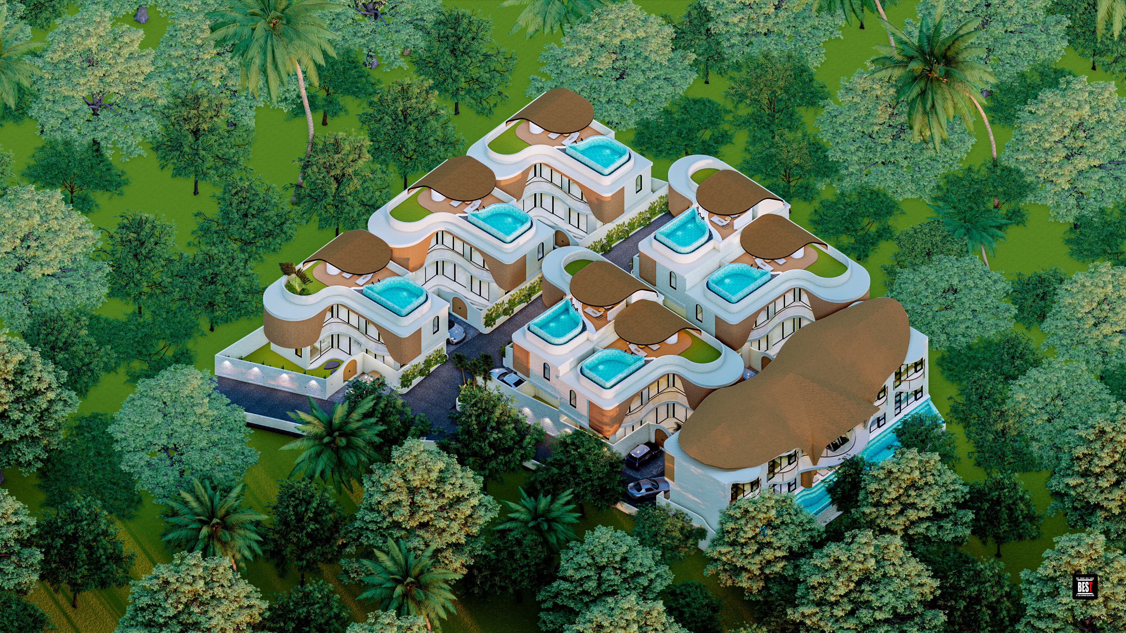 The Luxor Ungasan, Pool villa cluster in Ungasan · Bukit Peninsula